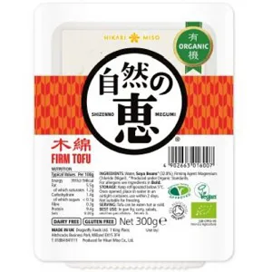 Shizenno Megumi Organic Tofu Firm (Momen) 300g