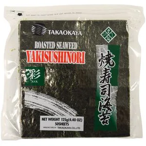 Takaokaya Roasted Seaweed - Yakinori Aya Full Size 50pc