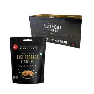 KARI KARI Rice Crackers & Peanuts Salt Pepper 50g