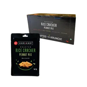 KARI KARI Rice Crackers & Peanuts Wasabi 20g