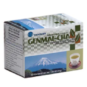 Takaokaya Genmaicha Teabags -Green Tea wtih Roasted Brown Rice 16pc