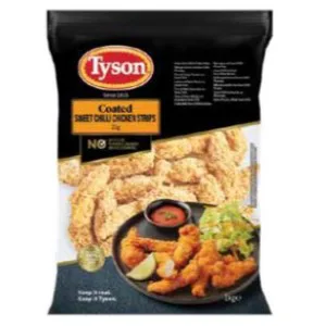 Tyson Sweet Chilli Chicken Strips 1kg