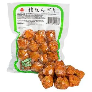 Kibun Edamame Chigiri - Deep-Fried Surimi With Soybeans 140g