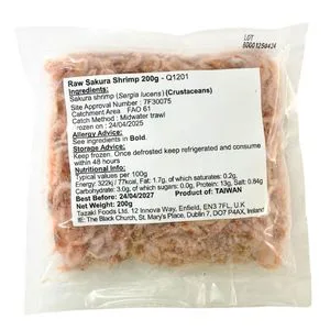 Raw Sakura Shrimp 200g