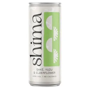 Shima Drinks Sake Cocktail - Yuzu & Elderflower 250ml 4.6%