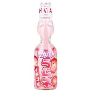 Hata Bin Ramune - Soda Pop Strawberry Flavour 200ml