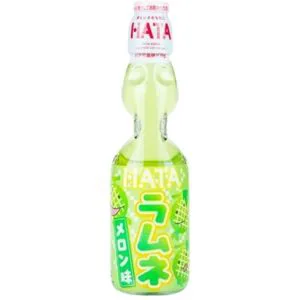 Hata Bin Ramune - Soda Pop Melon Flavour 200ml