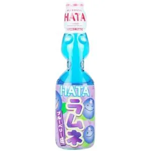 Hata Bin Ramune - Soda Pop Blueberry Flavour 200ml