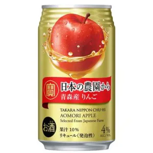 Takara Chu-Hi Nihon no Nouen Ringo - Cocktail Spritz Apple Flavour 350ml 4%