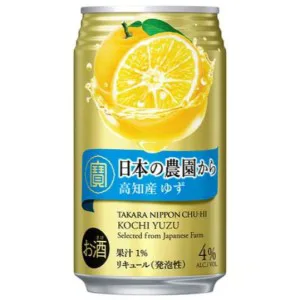 Takara Chu-Hi Nihon no Nouen Yuzu - Cocktail Spritz Yuzu Flavour 350ml 4%