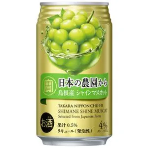 Takara Chu-Hi Nihon no Nouen Shine Muscat - Cocktail Spritz Muscat Grapes Flavour 350ml 4%