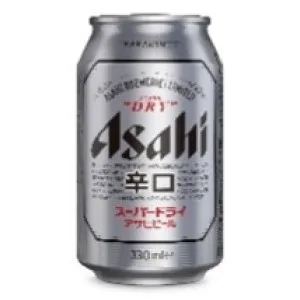 Asahi Super Dry Can 24x330ml 5%