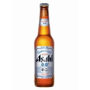 Asahi Super Dry Non-Alcohol Bottle 24x330ml 0.0%