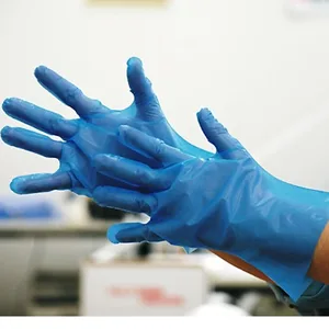 Enbosu Tebukuro Blue -Emboss Glove L 200pc