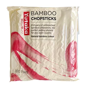 Yutaka Genroku Bamboo Chopsticks 100pc