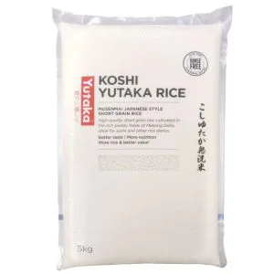Koshi Yutaka Musenmai Rinse Free Standard Rice 5kg