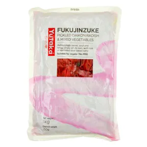 Yutaka Fukujinzuke No MSG - Pickled Mix Vegetable without Sesame 1kg