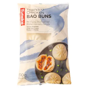 Yutaka Teriyaki Chicken Bao Buns 510g (6pc)